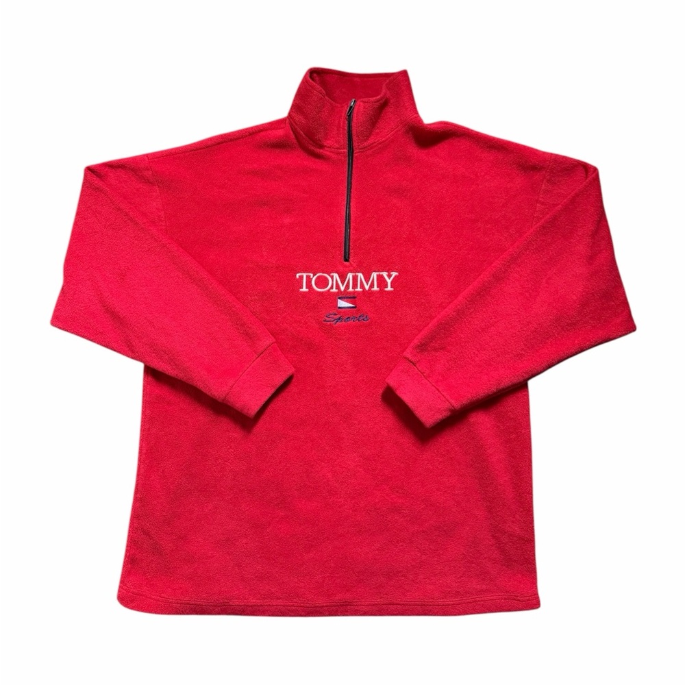 Vintage Tommy Hilfiger Fleece Quarter 1/4 Zip Size XL